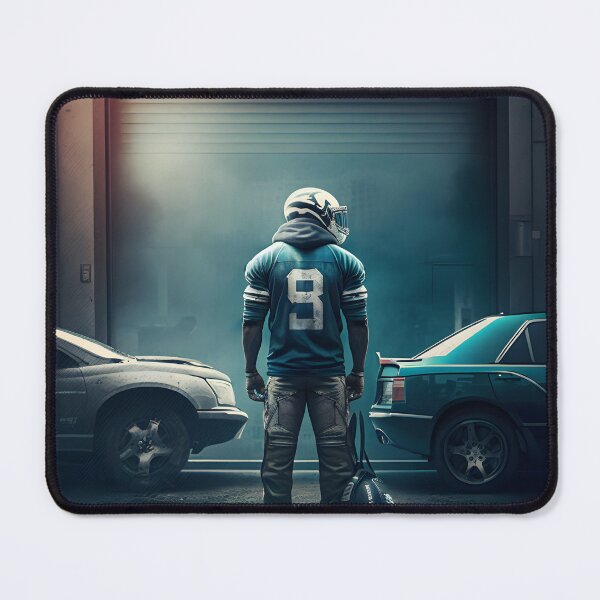Item preview, American football players in the streets at night designed and sold by FRSquare.