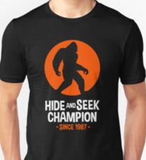 Bigfoot Hide and Seek Champion Unisex T-Shirt