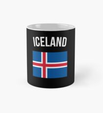 Island Flagge Tasse
