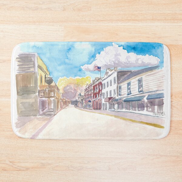 Item preview, Mackinac Island Street Scene on Lake Huron Michigan USA  designed and sold by artshop77.