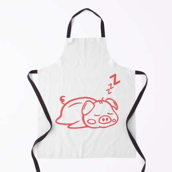 Item preview, Sleeping Pig drawing design designed and sold by Stickers Designer.