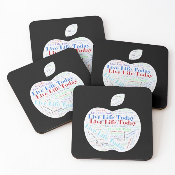 Item preview, Live Life Today Reminder Eat an Apple designed and sold by HanaiPrint.