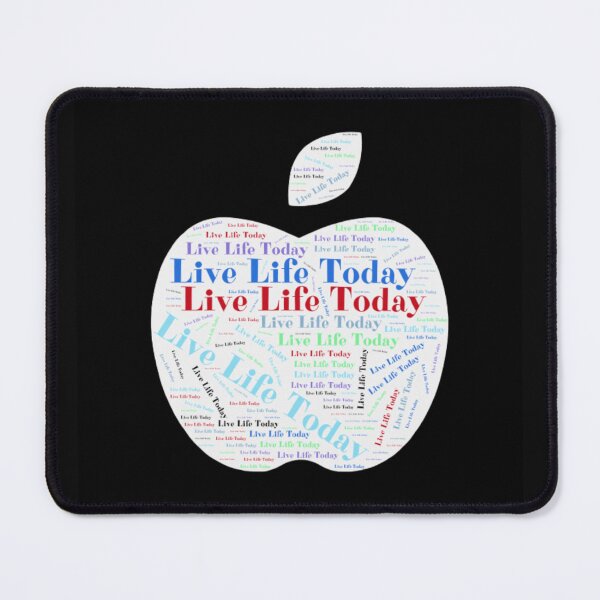 Item preview, Live Life Today Reminder Eat an Apple designed and sold by HanaiPrint.