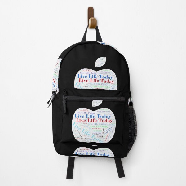 Item preview, Live Life Today Reminder Eat an Apple designed and sold by HanaiPrint.