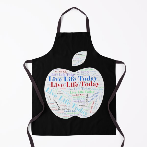 Item preview, Live Life Today Reminder Eat an Apple designed and sold by HanaiPrint.