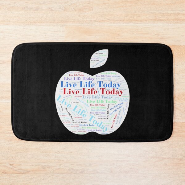 Item preview, Live Life Today Reminder Eat an Apple designed and sold by HanaiPrint.