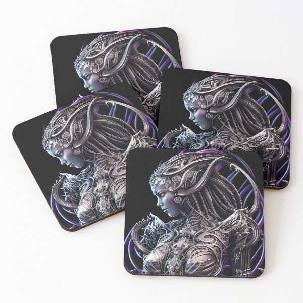 Item preview, Silver xenomorph cyborg android designed and sold by RK - Shop.