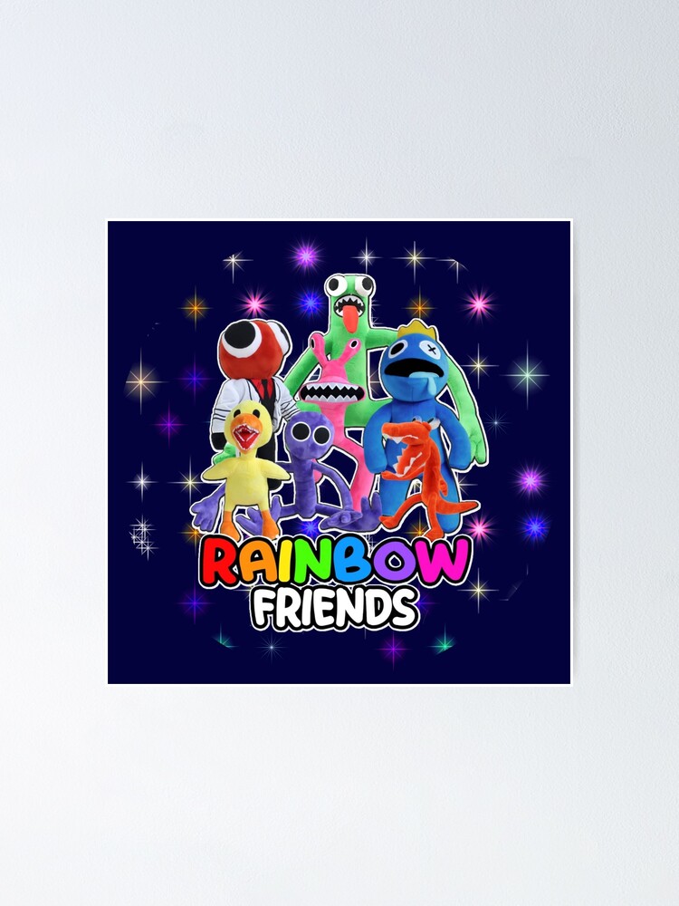 funny rainbow friends - rainbow friends Poster for Sale by artistebest