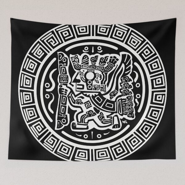 Item preview, Aztec & Maya Art of The Creator God Viracocha for Creatives designed and sold by Wsgreen.