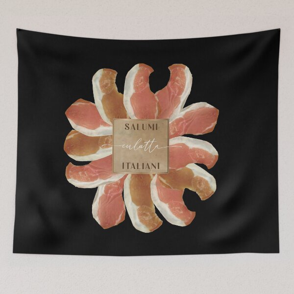 Item preview, culatta, salumi italiani, italian salami, charcuterie designed and sold by themoniae.