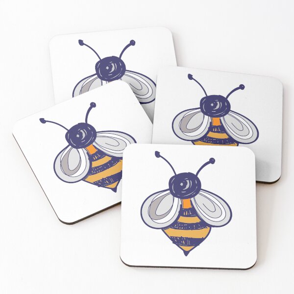 Item preview, Honey Bee Basic Drawing, Fun, Unique, Simple designed and sold by 1FunLife.