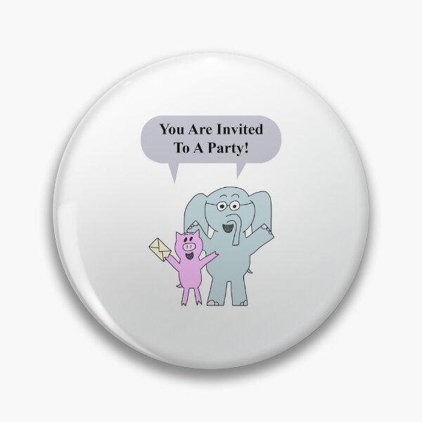 Item preview, Elephant and Piggie invitation designed and sold by DemminLiesel.