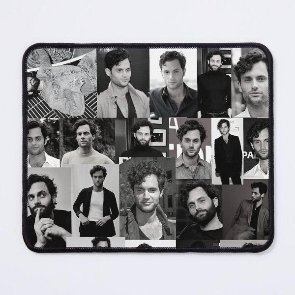 Item preview, Penn Badgley Joe Goldberg You Netflix Retro Aesthetic Square Black and White Collage - 6 designed and sold by creativille.