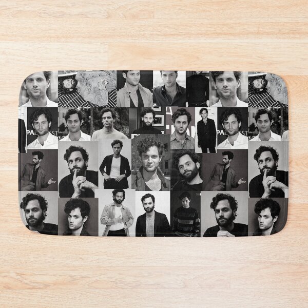 Item preview, Penn Badgley Joe Goldberg You Netflix Retro Aesthetic Square Black and White Collage - 6 designed and sold by creativille.