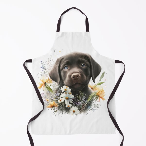 Item preview, Baby Black Labrador Floral designed and sold by Barnissim.
