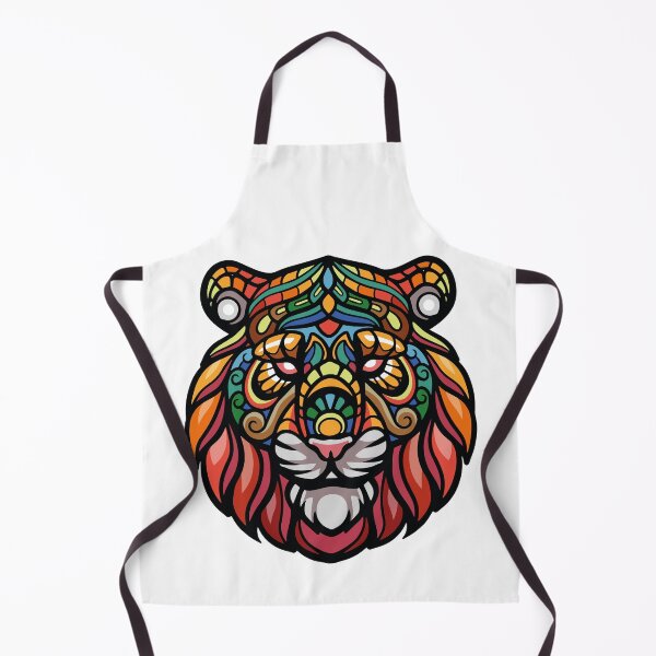 Item preview, mandala tiger designed and sold by OcelotStore.
