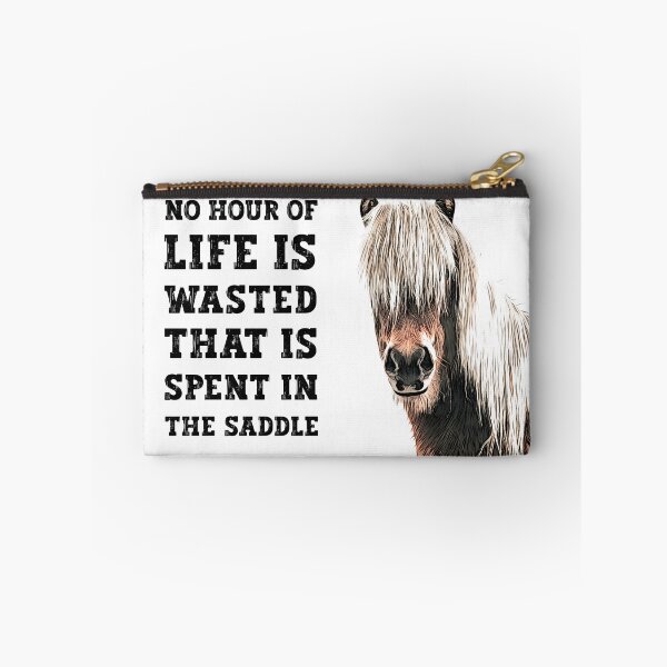 Item preview, Horse , no hour wasted spent in saddle quote, Winston Churchill  designed and sold by Inktown.