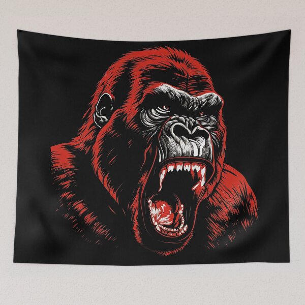 Item preview, Scary Gorilla illustration designed and sold by Gerald Waters.