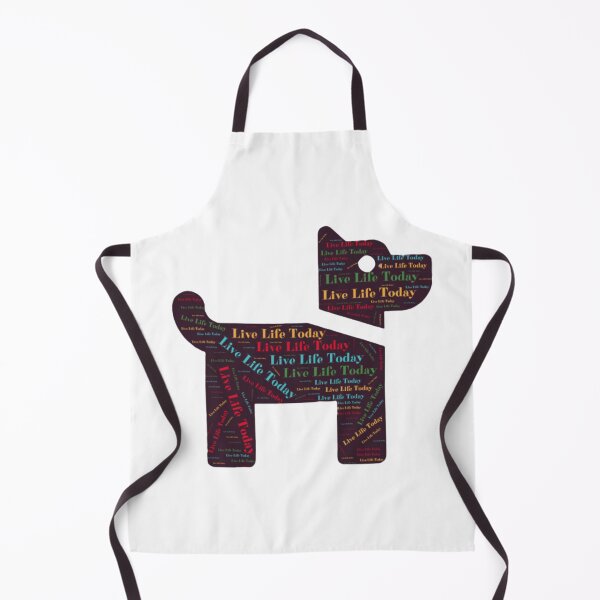 Item preview, Live Life Today reminder Love and Walk a Dog designed and sold by HanaiPrint.
