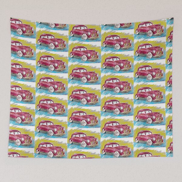 Item preview, Old Red Plymouth Sketch designed and sold by ibadishi.