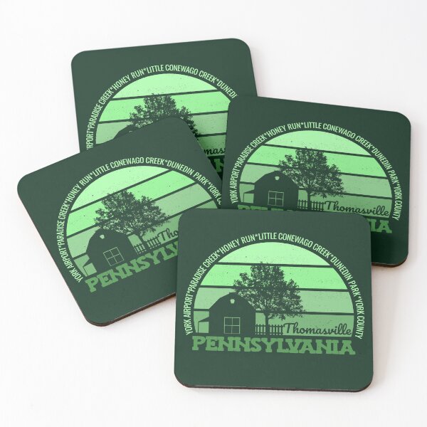Item preview, Thomasville Pennsylvania Sunset Retro Vintage Local Pride Logo designed and sold by CRHPOD20.