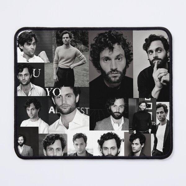 Item preview, Penn Badgley Joe Goldberg You Netflix Retro Aesthetic Square Black and White Collage V2 - 7 designed and sold by creativille.