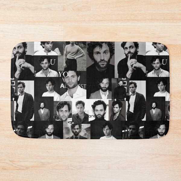Item preview, Penn Badgley Joe Goldberg You Netflix Retro Aesthetic Square Black and White Collage V2 - 7 designed and sold by creativille.
