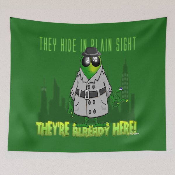 Item preview, They're Here! designed and sold by Raydaddy.