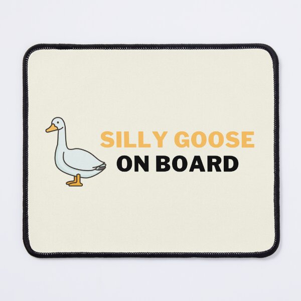 Item preview, Silly Goose on Board | A Playful and Quirky Goose Illustration designed and sold by MrDoze.