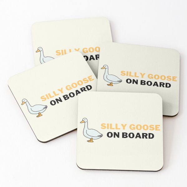 Item preview, Silly Goose on Board | A Playful and Quirky Goose Illustration designed and sold by MrDoze.