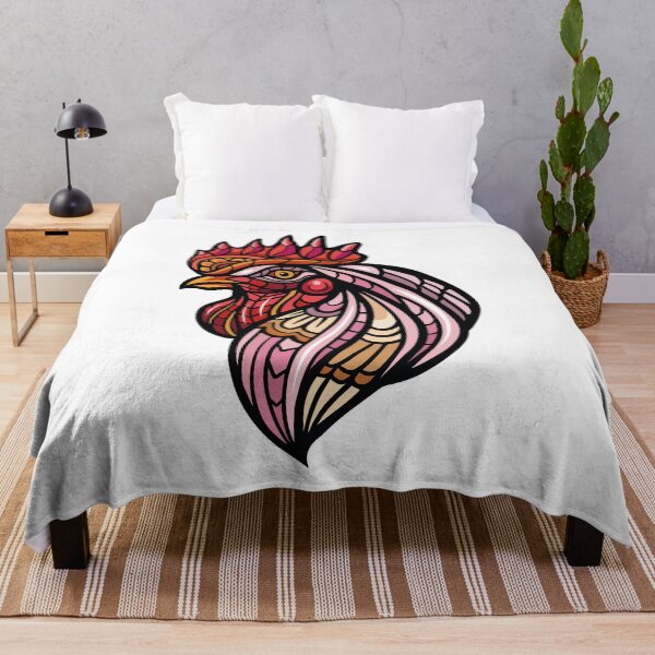 Item preview, rooster mandala designed and sold by OcelotStore.