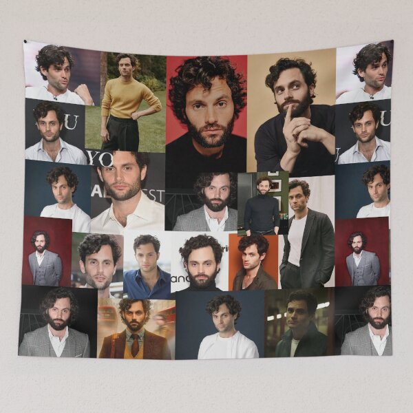 Item preview, Penn Badgley Joe Goldberg You Netflix Aesthetic Square Collage V2 - 8 designed and sold by creativille.