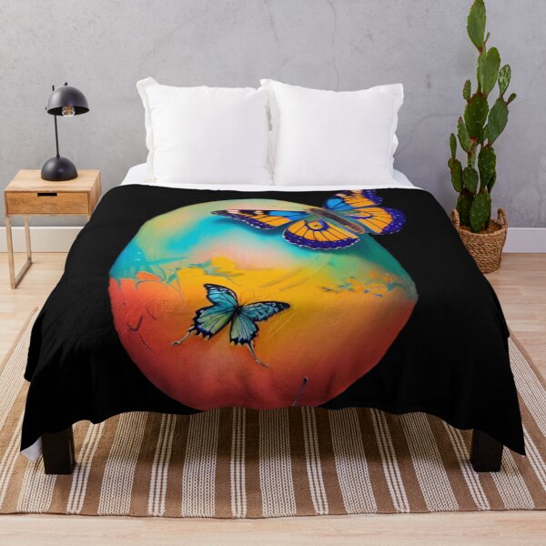 Item preview, Colorful Easter Eggs and Butterfly Version 1 designed and sold by DreamingAwake1.