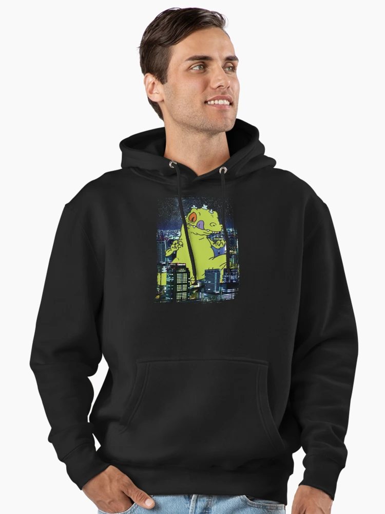 Rugrats Reptar Dinosaur Rugrats Cartoon All Over Print Hoodie - Konosbog