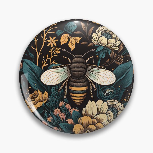 Item preview, Bee and flowers designed and sold by Kyleene  Finley.