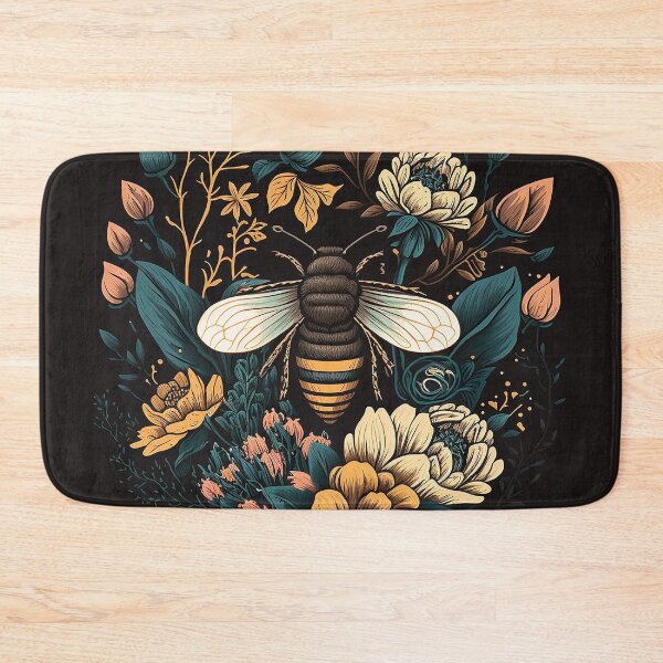 Item preview, Bee and flowers designed and sold by Kyleene  Finley.