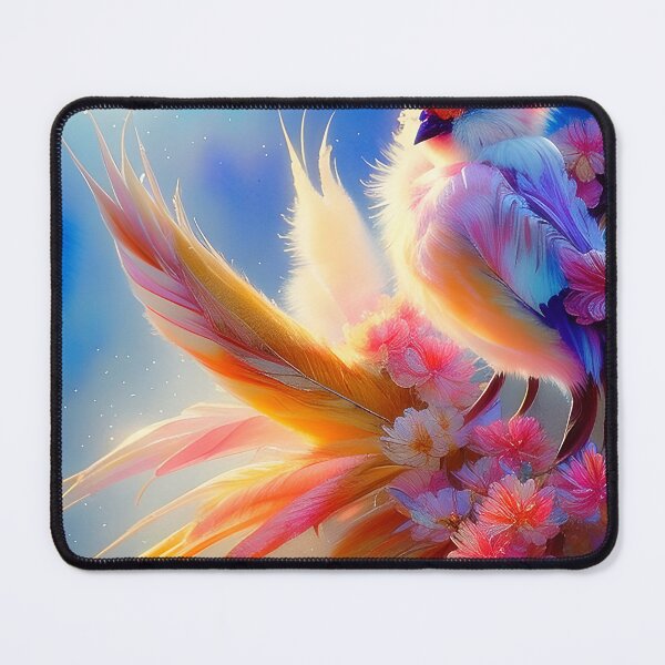 Item preview, Pink floral bird and moon designed and sold by ibelieveimages.
