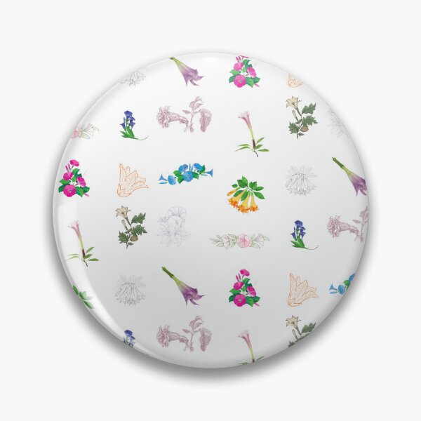 Item preview, A nature lover set of beautiful datura flowers, datura plant, datura flower art, datura stramonium and sacred datura gifts designed and sold by haRexia.