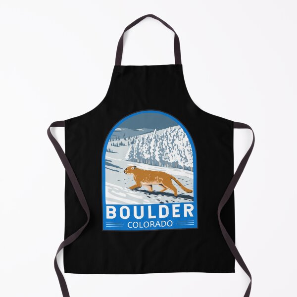 Item preview, Boulder Colorado Cougar Travel Retro Emblem designed and sold by KrisSidDesigns.