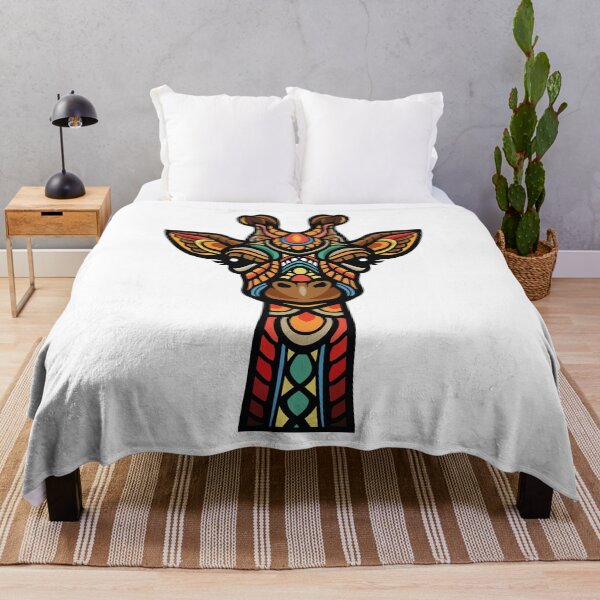Item preview, mandala giraffe designed and sold by OcelotStore.