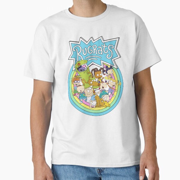 Item preview, Rugrats Rainbow Circle Group Shot Retro Poster designed and sold by FifthSun.