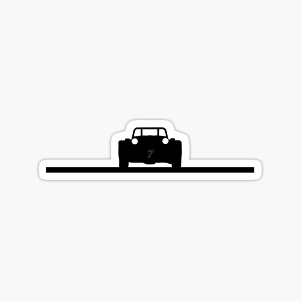 Super 7 Silhouette Sticker