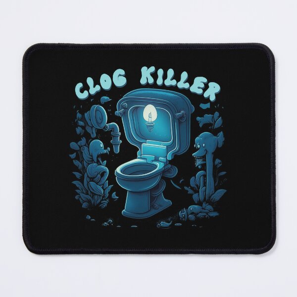 Clogged Toilet Funny Plumber Gift Plumbing' Mouse Pad