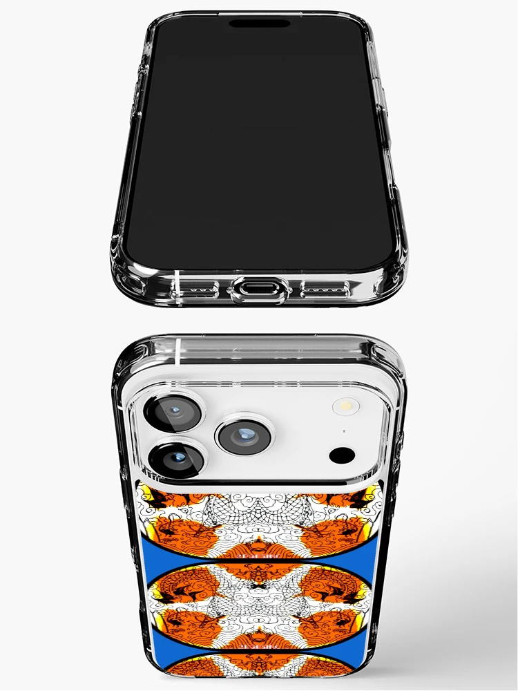 Thumbnail 3 of 5, iPhone Case, dragon pattern designed and sold by A Quiet Paradox.