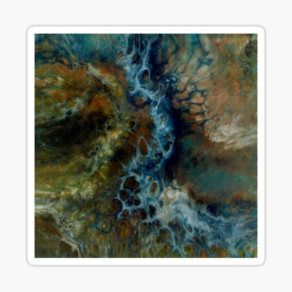 Resin artwork - Ideka Art Sticker