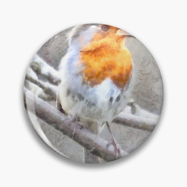 Item preview, Angelic Robin Watercolor designed and sold by taiche.