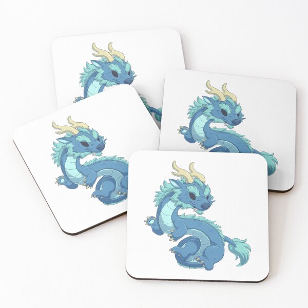 Item preview, LIL AZURE DRAGON STICKER designed and sold by OmarPowell.