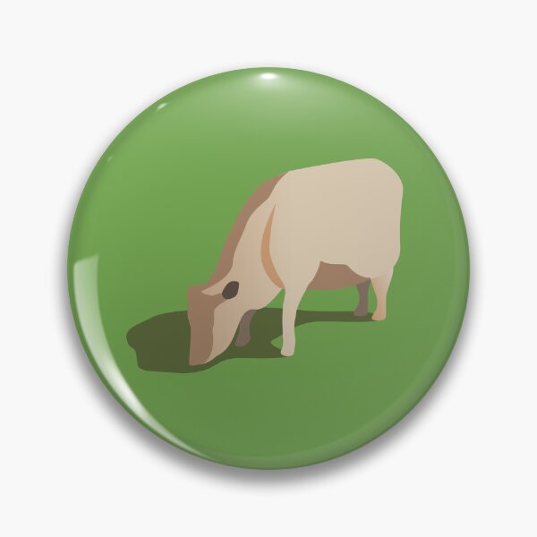 Item preview, Cow Eating Grass Minimalist Design designed and sold by Cotswold Poster Co.