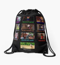 Monkey Island Alignments Drawstring Bag