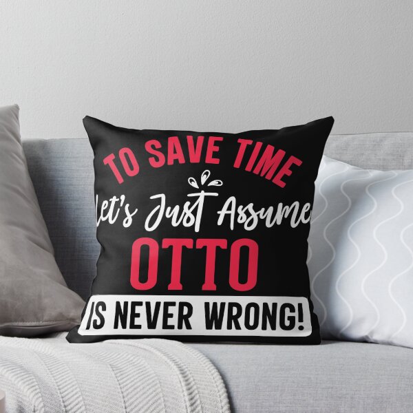 Aperçu de l'œuvre Otto T-Shirt | Otto Is Never Wrong | Otto créée et vendue par thinkbicycle.